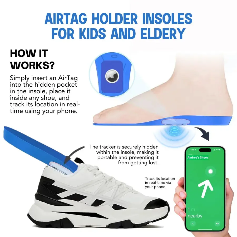 Track Insoles for Kids and Eldery