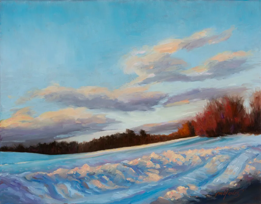“Tracking Sunset” Notecard