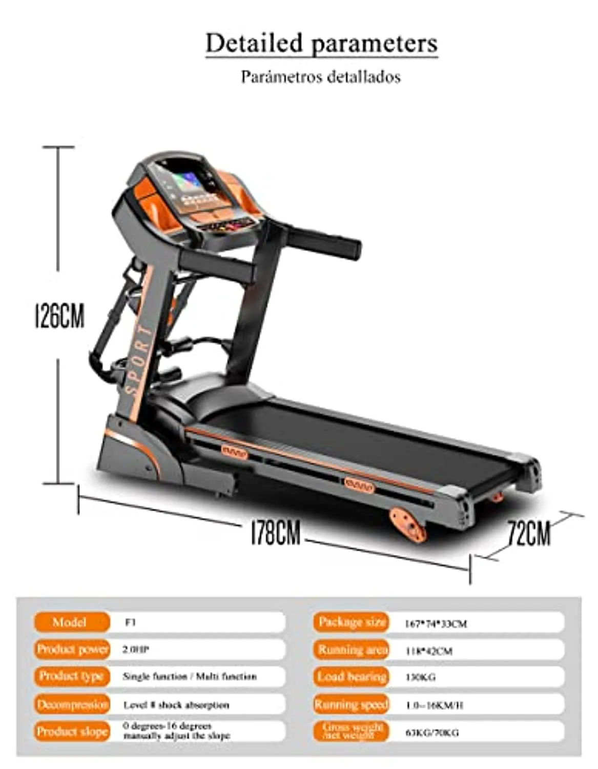 Treadmill Home Multi-Function Weight Loss Fitness Folding Small Gym Special Fitness Equipment Fitness Treadmill Treadmill Treadmill