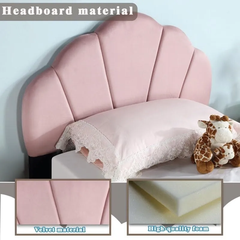 Twin Size Bear Design Upholstered Platform Bed Great Transition for