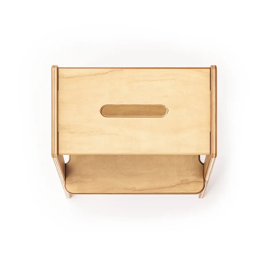 Two Step Wooden Step Stool for Kids by All Circles