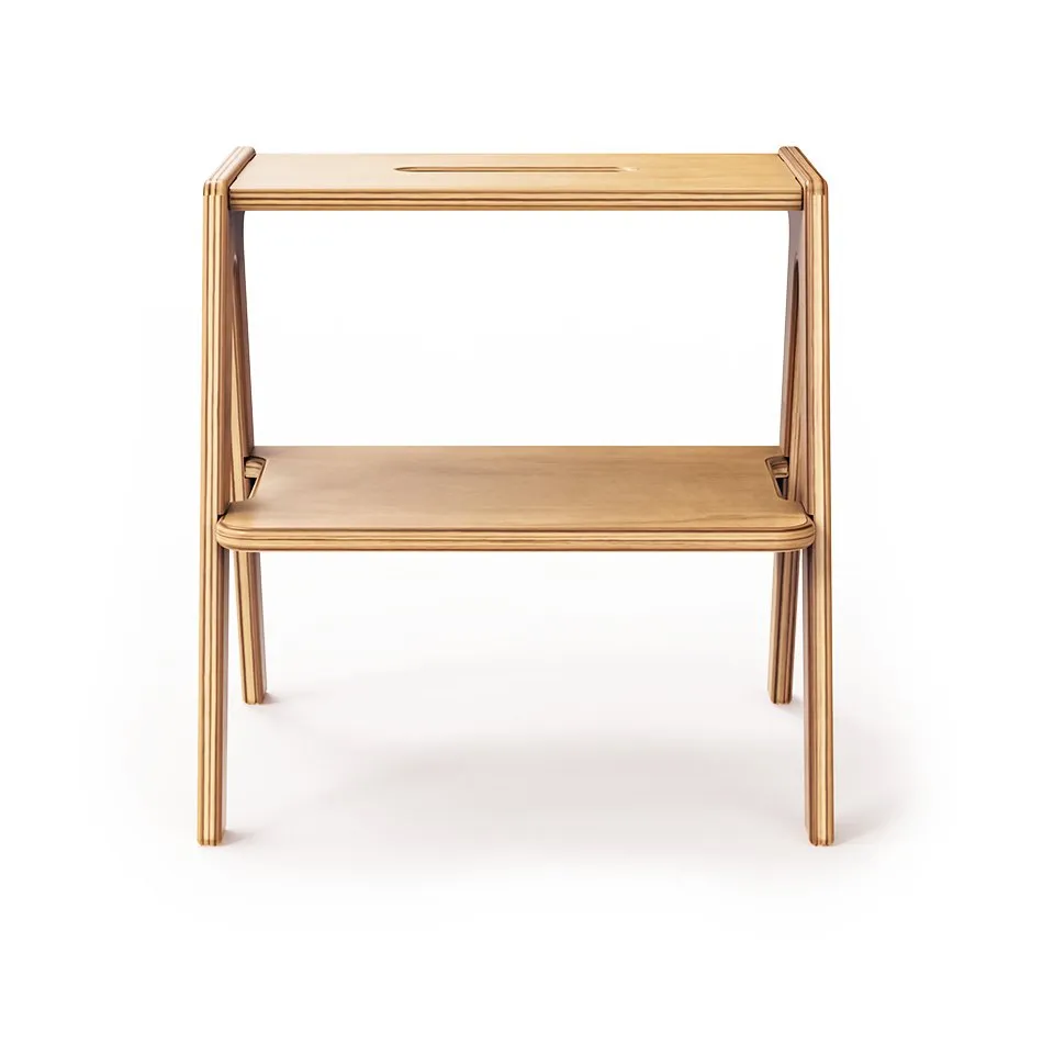 Two Step Wooden Step Stool for Kids by All Circles