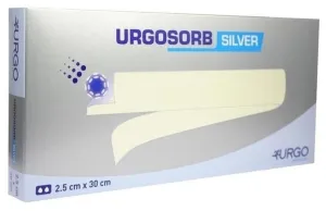 Urgosorb Silver Rope Dressing 30cm x 5 Sterile Absorbent Alginate Dressings
