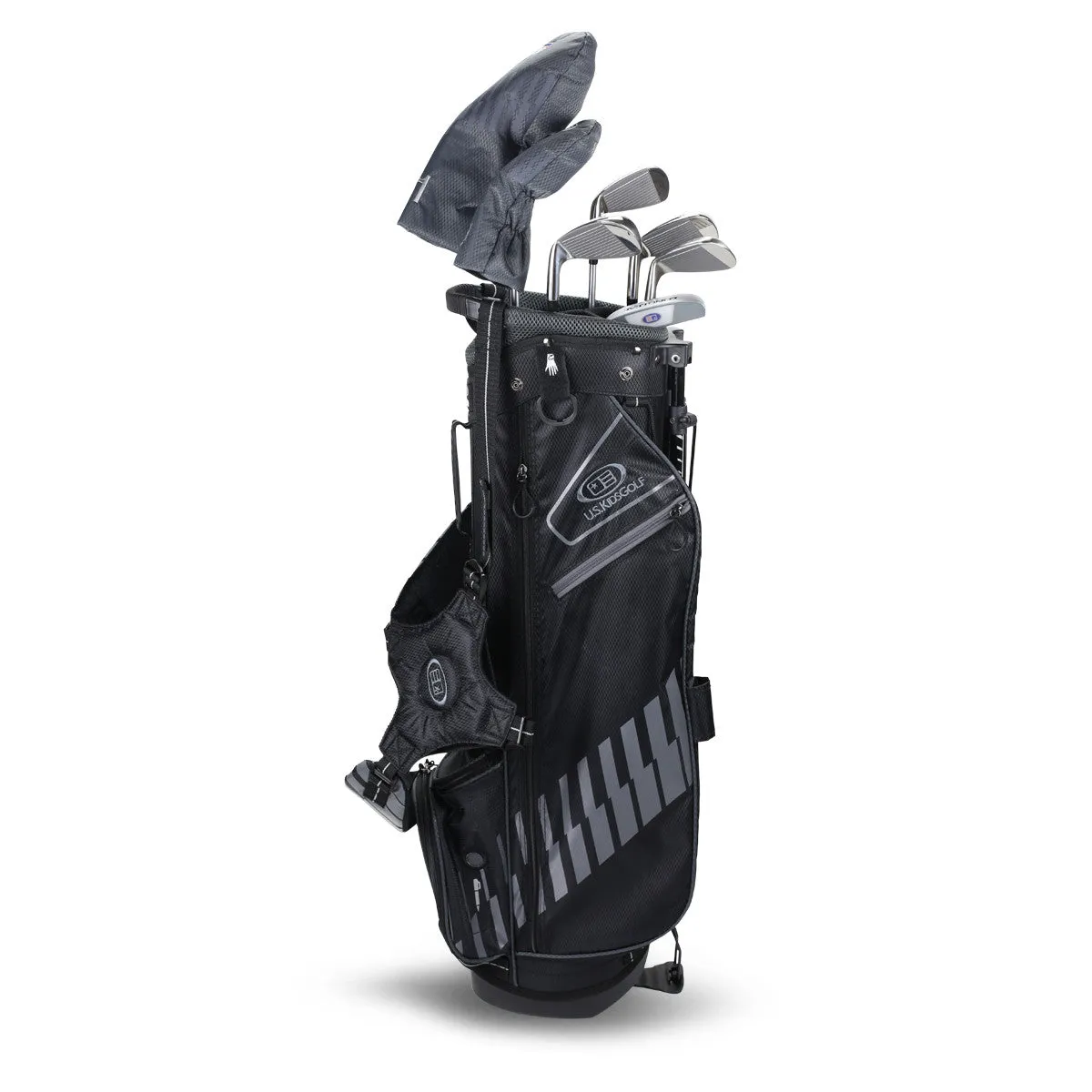 US KIDS GOLF UL60-S 7 CLUB DV3 STAND SET (BLACK/GREY BAG)