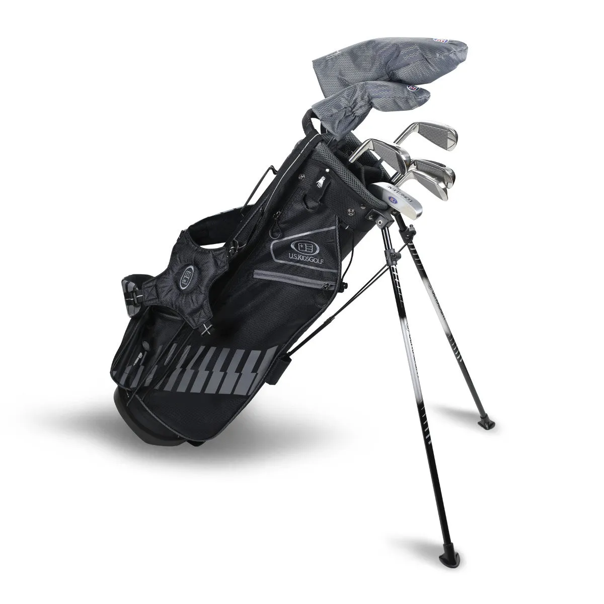 US KIDS GOLF UL60-S 7 CLUB DV3 STAND SET (BLACK/GREY BAG)