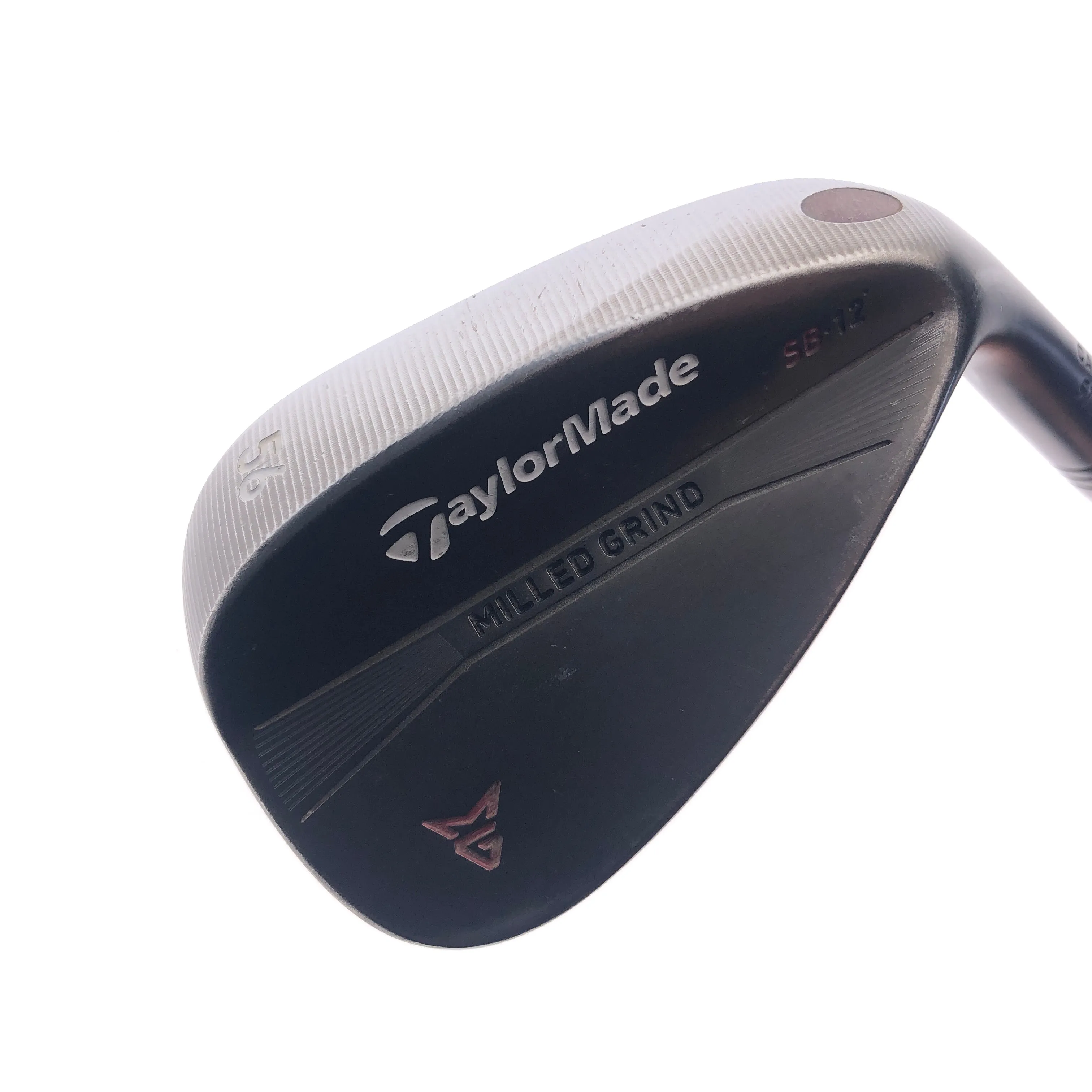 Used TaylorMade Milled Grind Black Sand Wedge / 56.0 Degrees / Wedge Flex