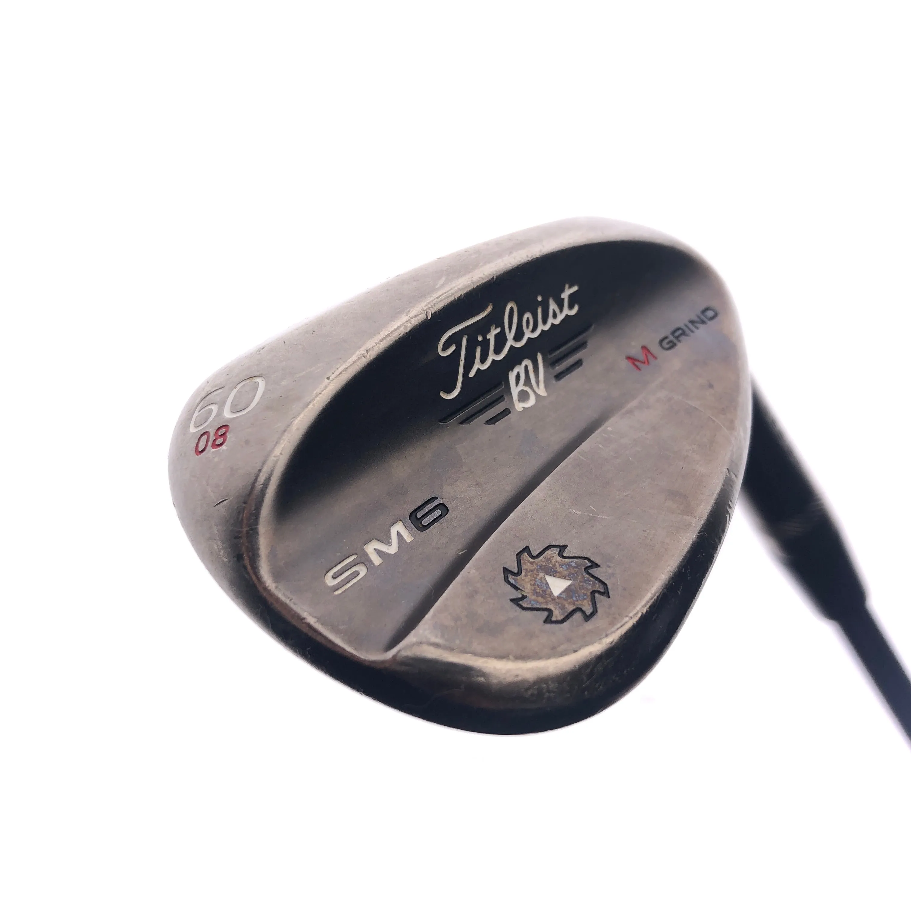 Used Titleist Vokey SM6 Steel Grey Lob Wedge / 60.0 Degrees / Wedge Flex