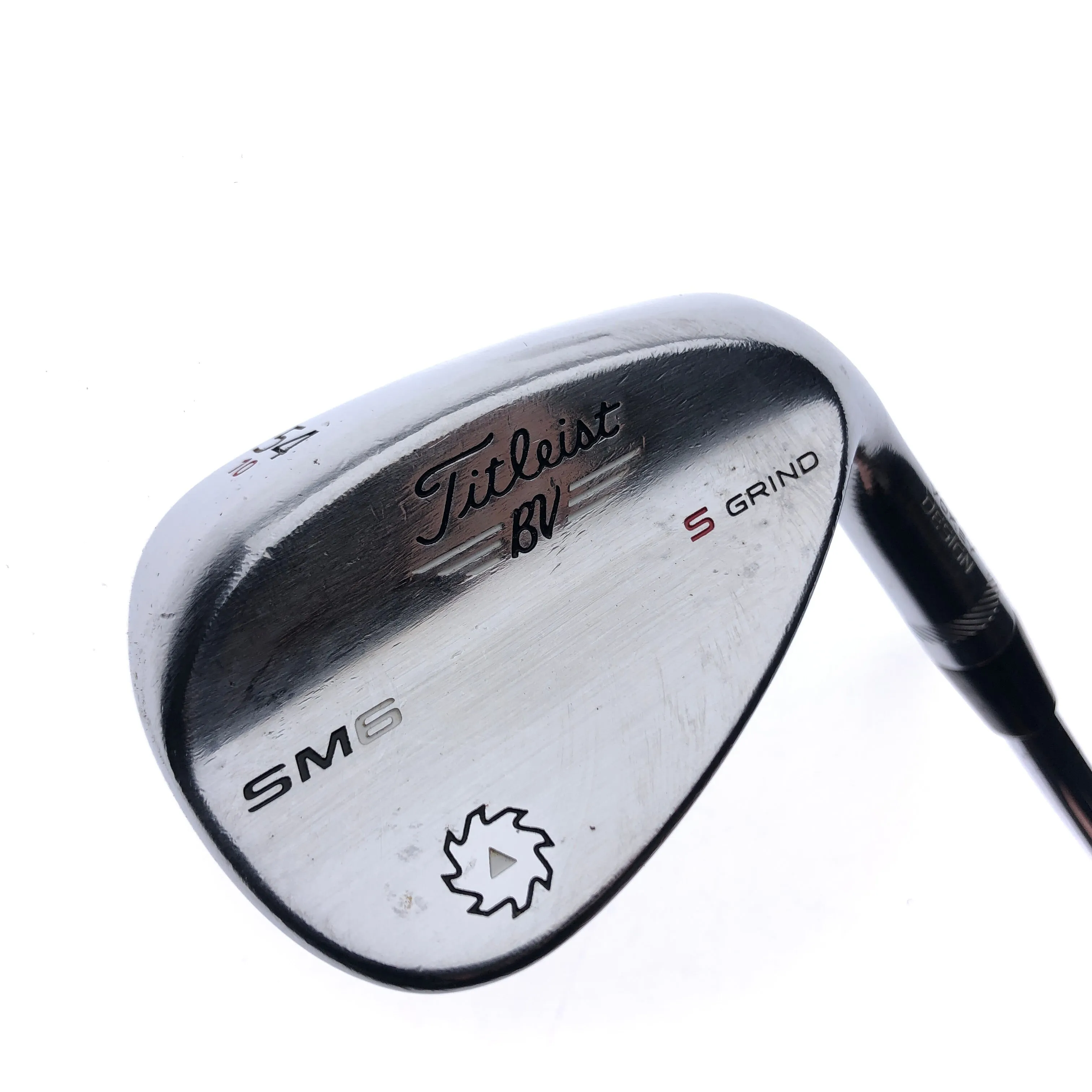 Used Titleist Vokey SM6 Tour Chrome Sand Wedge / 54.0 Degrees / Stiff Flex