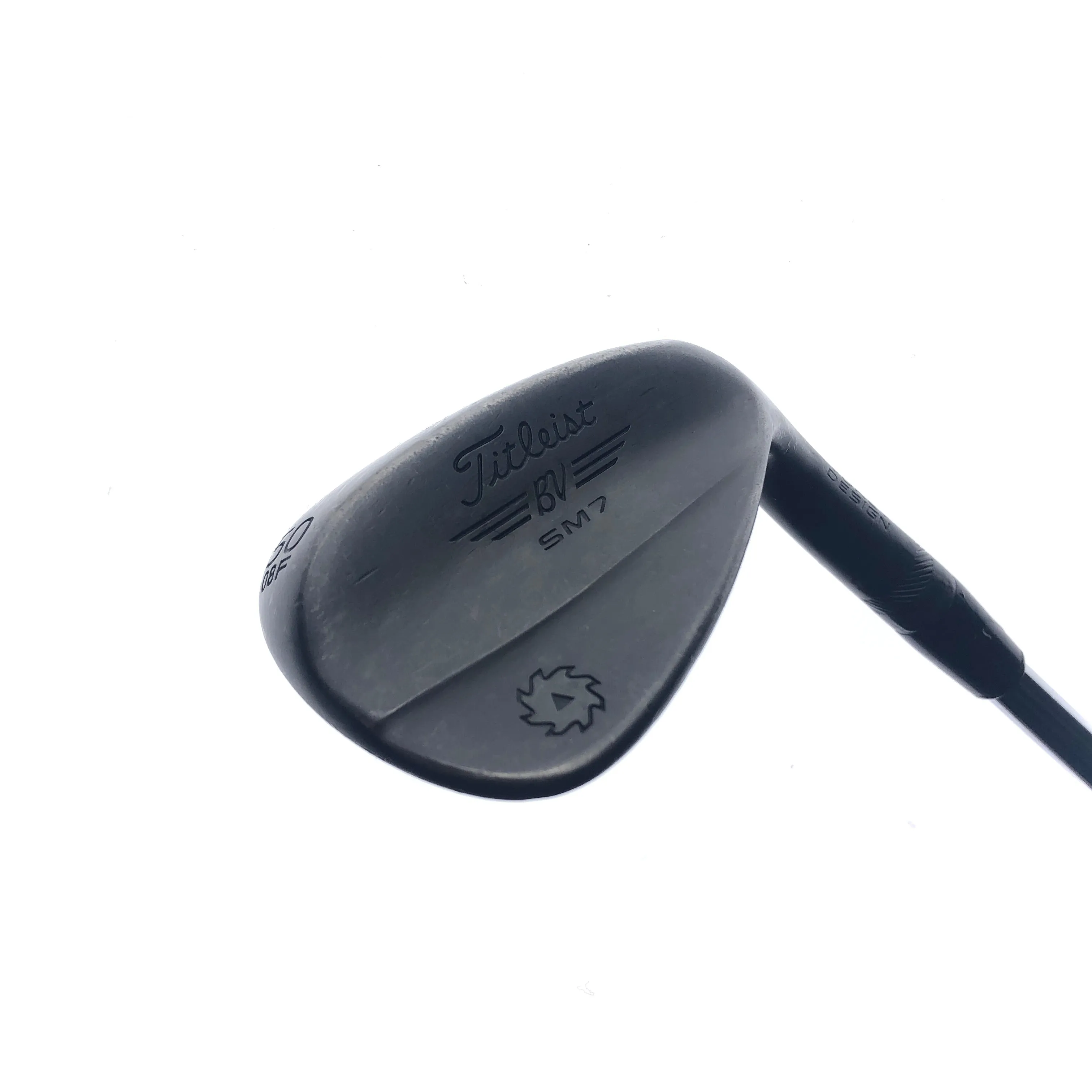Used Titleist Vokey SM7 Jet Black Gap Wedge / 50.0 Degrees / Wedge Flex