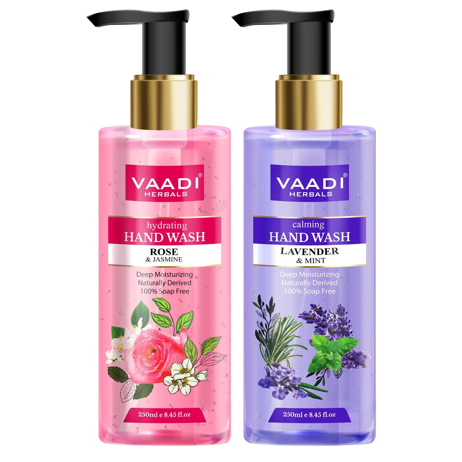 Very Aromatic - Pack of 2 Luxurious Handwash - Rose & Lavender (250 ml x 2)