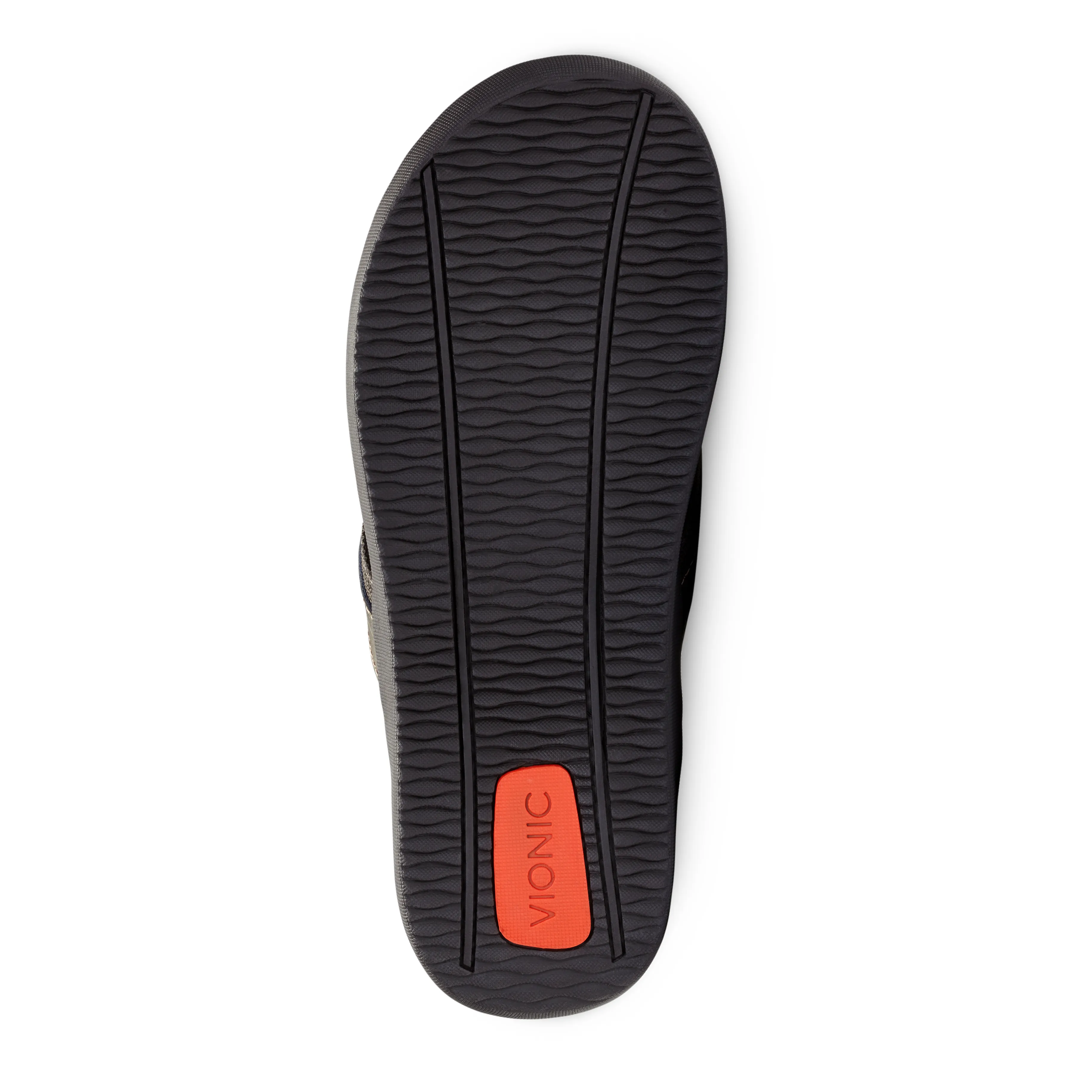 Vionic Men's Tide Toe Post Brown Sandal