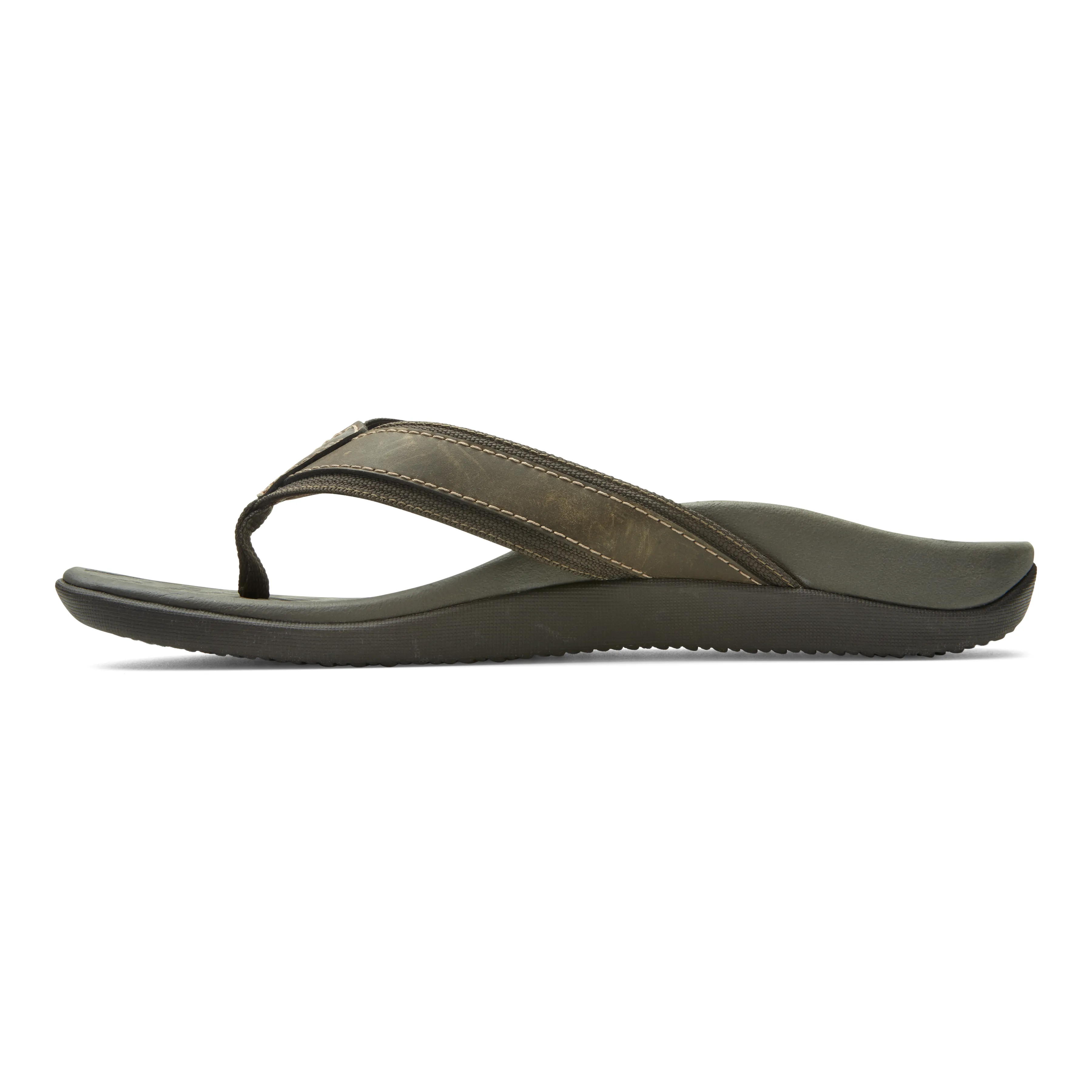Vionic Men's Tide Toe Post Brown Sandal
