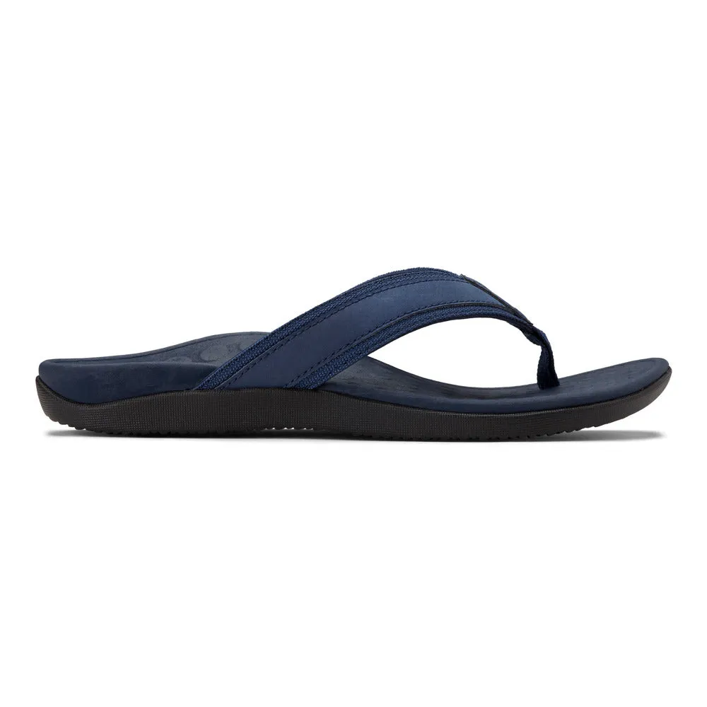 Vionic Men's Tide Toe Post Navy Sandal