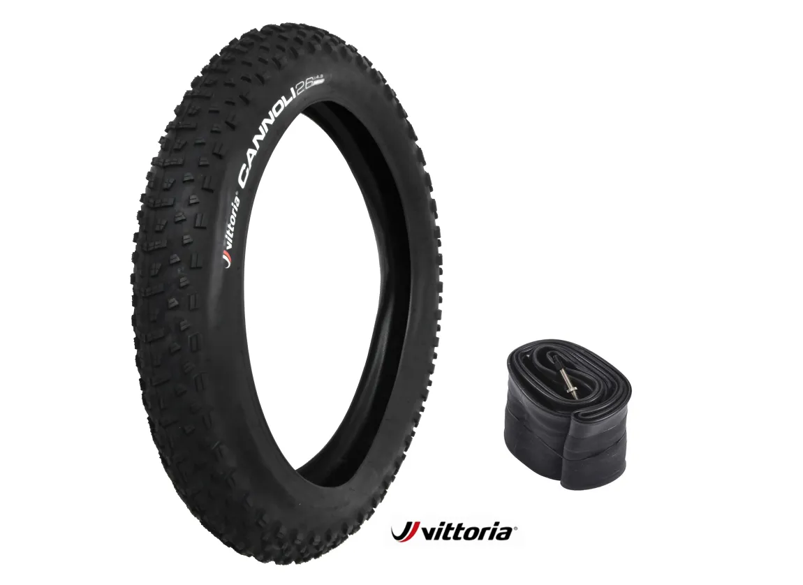 Vittoria Cannoli 26 x 4.8 Fat Bike Tyre - For Fat MTB / Snow Bike / Off-Road