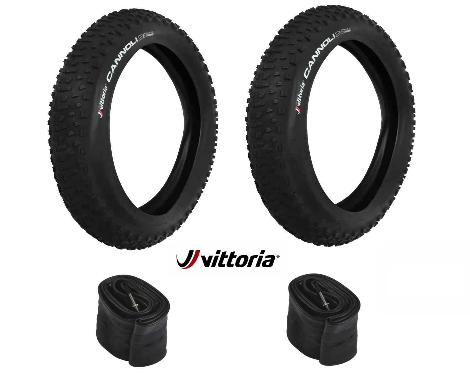 Vittoria Cannoli 26 x 4.8 Fat Bike Tyre - For Fat MTB / Snow Bike / Off-Road