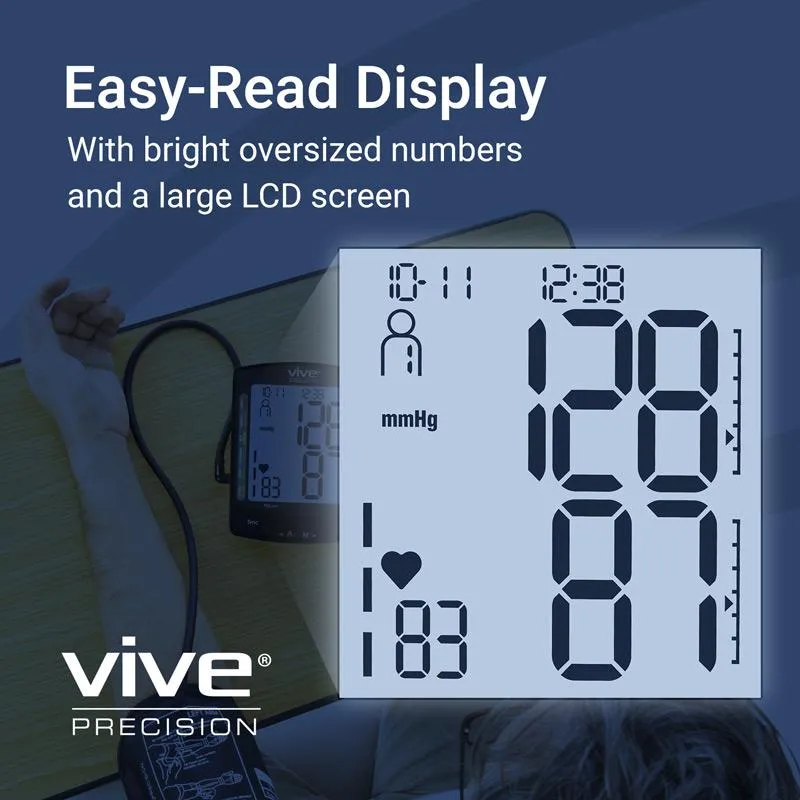 Vive Precision Blood Pressure Monitor Compatible with Smart Devices