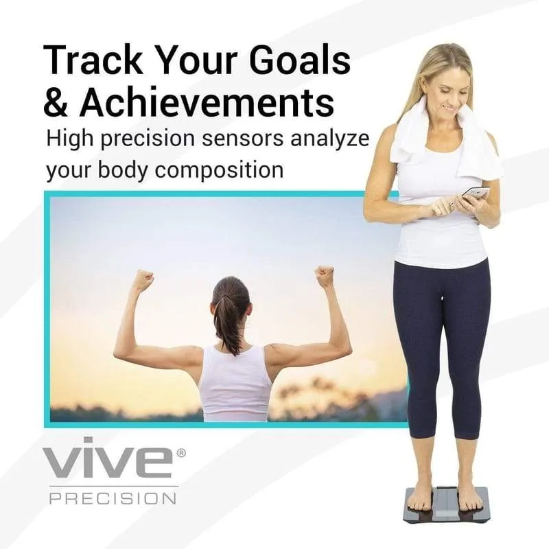 Vive Precision Digital Heart Rate Scale Compatible with Smart Devices