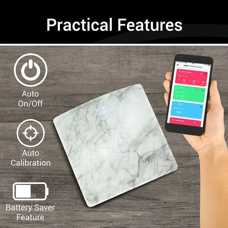 Vive Precision Digital Marble Smart Scale