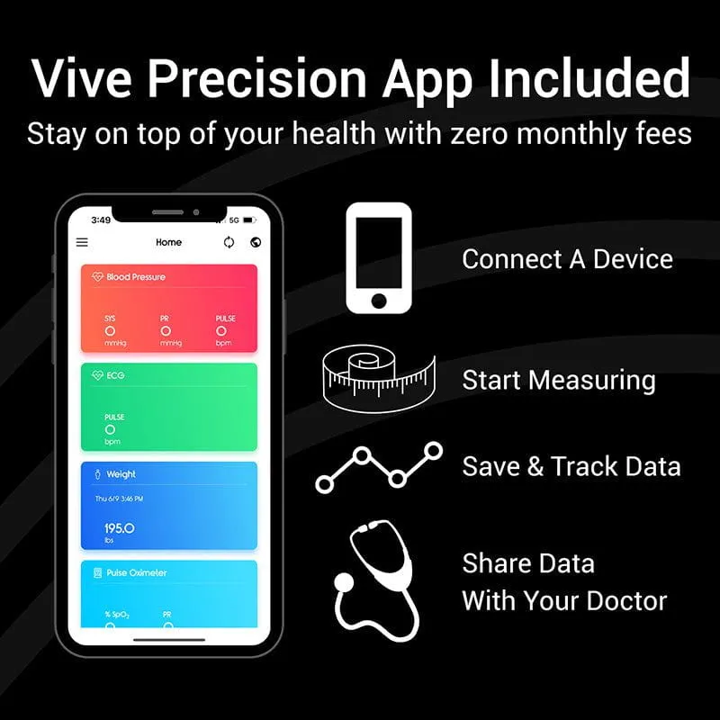 Vive Precision Digital Marble Smart Scale
