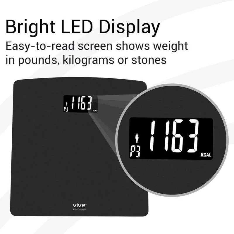 Vive Precision Digital Scale Compatible with Smart Devices