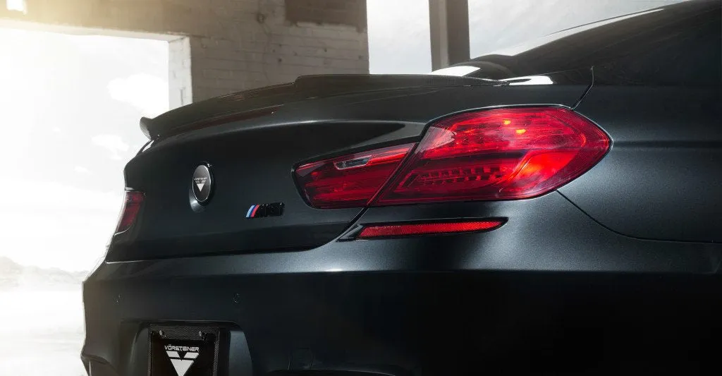 Vorsteiner BMW F12 M6 Decklid Spoiler Carbon Fiber Glossy