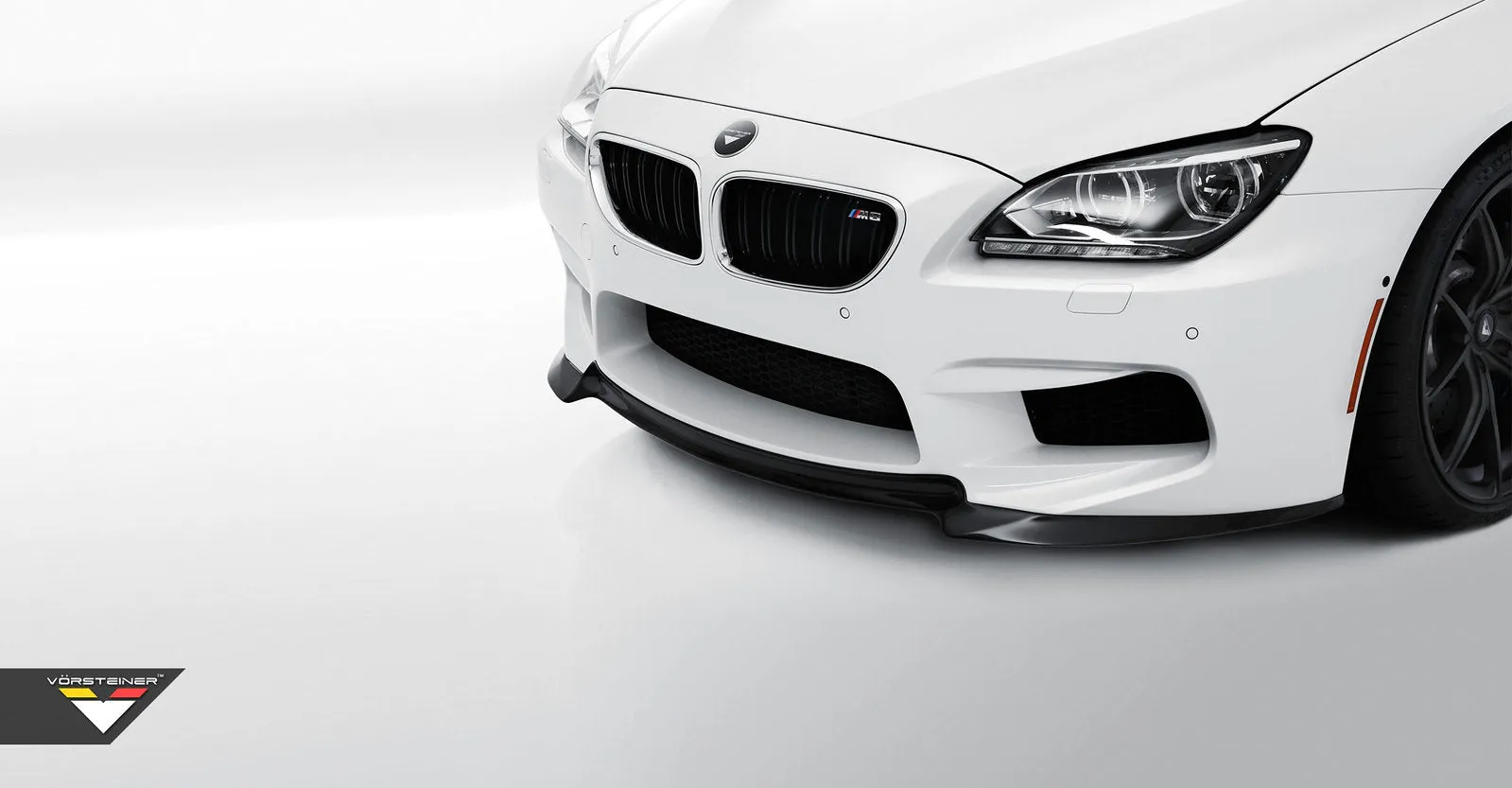 Vorsteiner BMW F12 M6 Front Spoiler Carbon Fiber Glossy