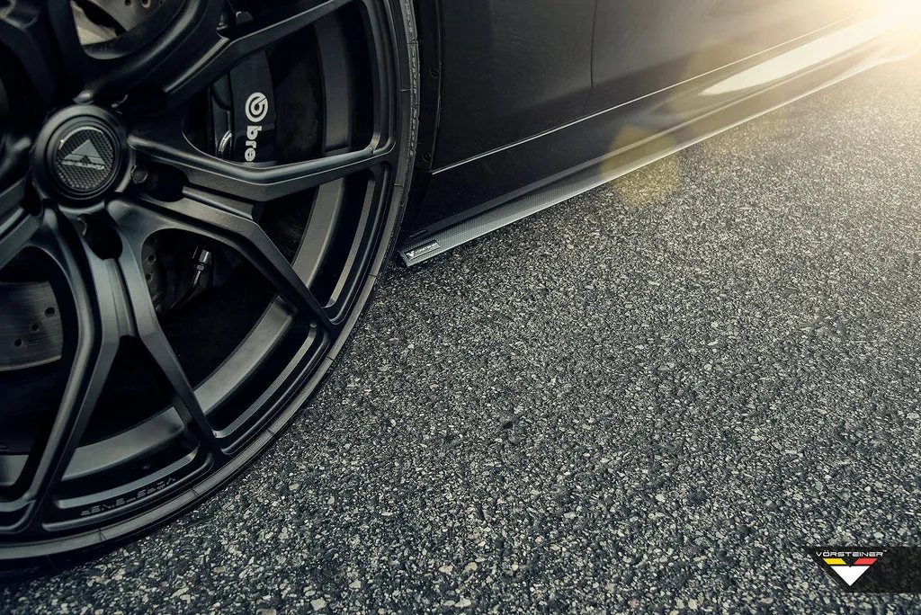 Vorsteiner BMW F12 M6 Side Blades Carbon Fiber Glossy