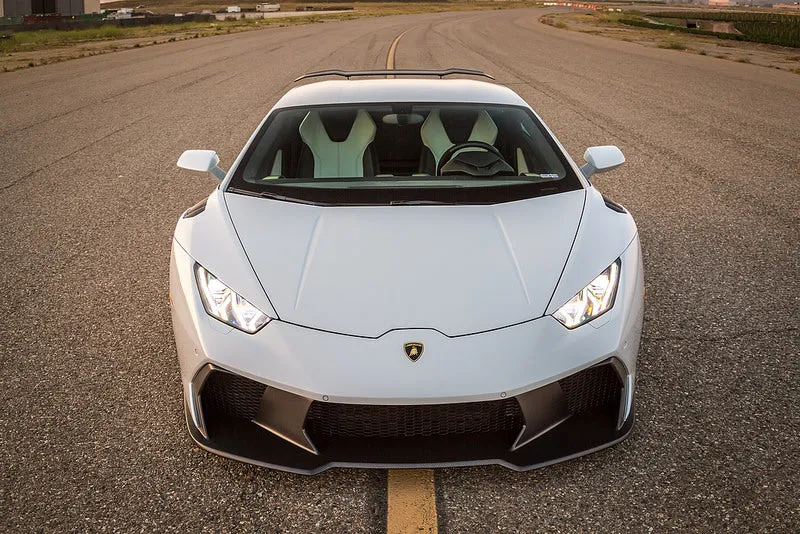 Vorsteiner Huracan Novara Edizione Carbon Front Bumper   Lower Splitter