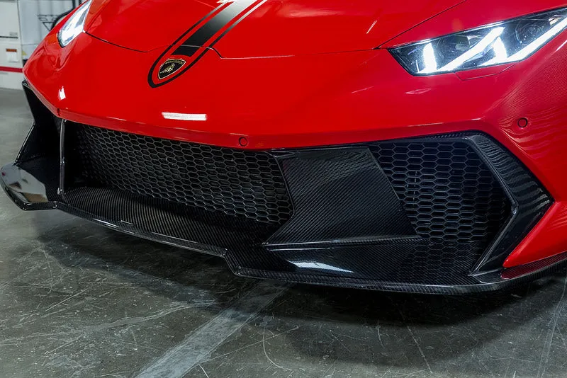 Vorsteiner Huracan Novara Edizione Carbon Front Bumper   Lower Splitter