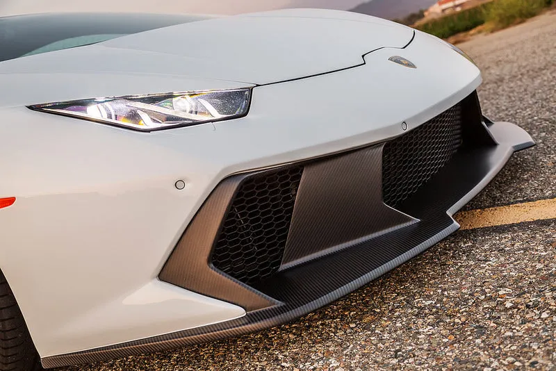 Vorsteiner Huracan Novara Edizione Carbon Front Bumper   Lower Splitter
