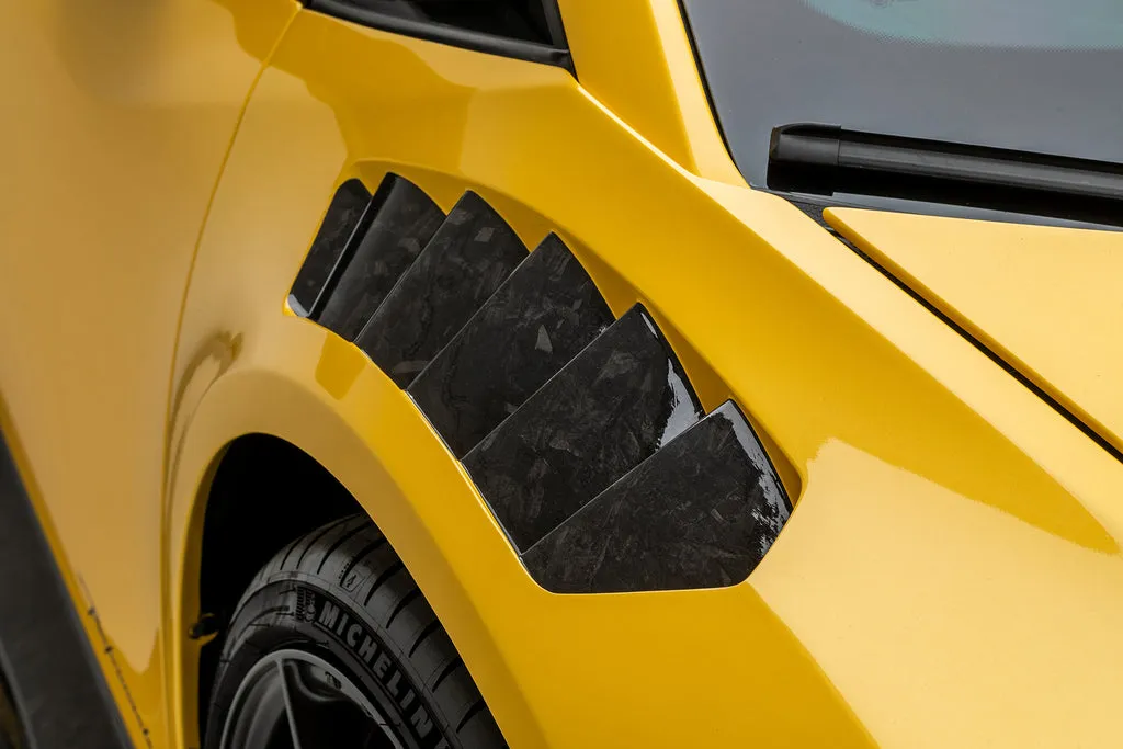 Vorsteiner LAMBORGHINI HURACAN PERFORMANTE TRENTO Front Fenders w/ Integrated Vents and Splash Shields Carbon Matrix Glossy