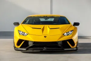 Vorsteiner LAMBORGHINI HURACAN PERFORMANTE TRENTO Front Spoiler Carbon Matrix Glossy