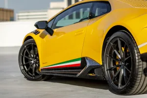 Vorsteiner LAMBORGHINI HURACAN PERFORMANTE TRENTO Side Blades Carbon Matrix Glossy