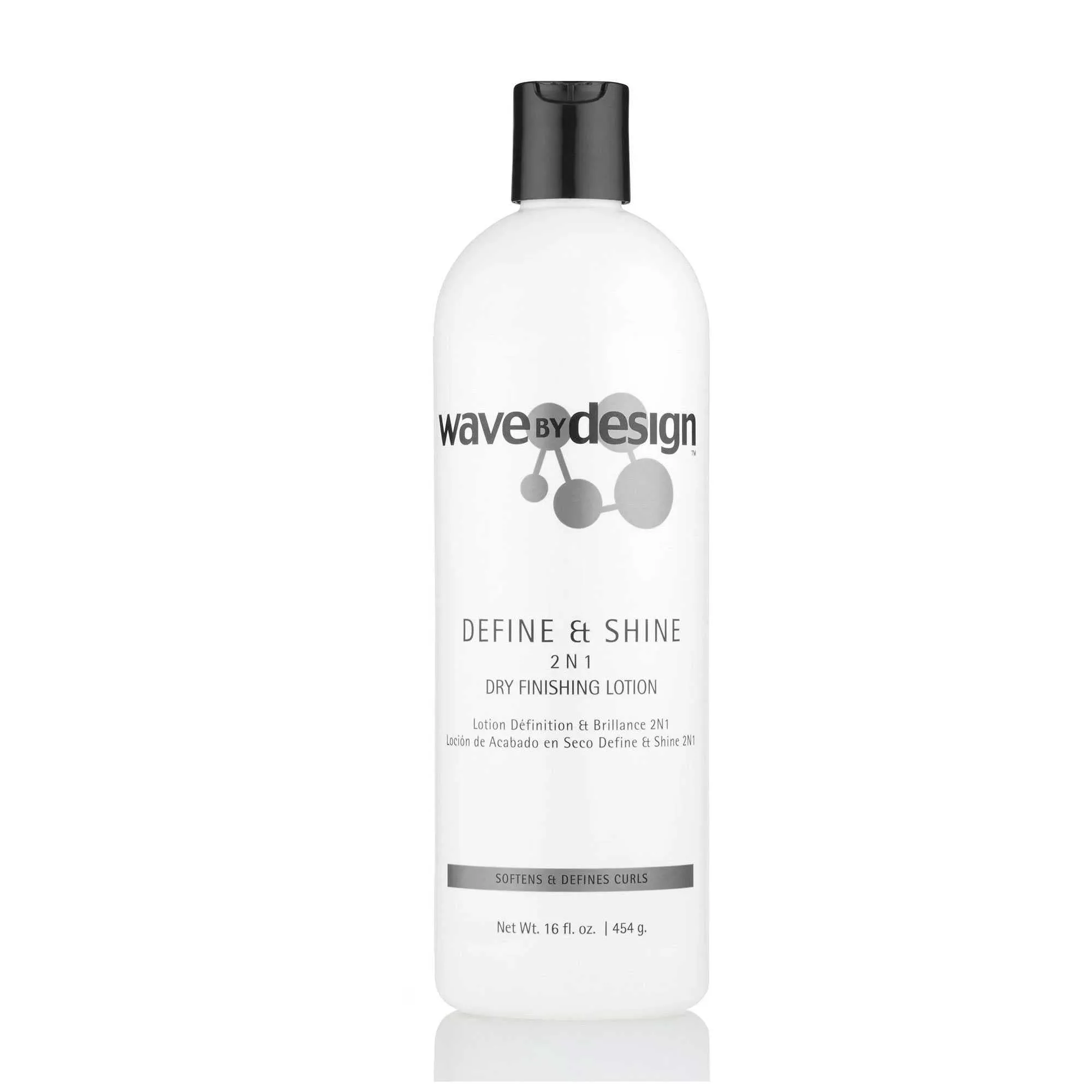 Wave By Design Define & Shine 2-N-1 Dry Finishing Lotion 16 oz