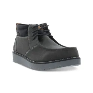 WEATHERPROOF VINTAGE Mens Gray Pull Tab Chester Toe Platform Chukka Boots 9 M