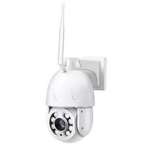 WiFi 5MP 30x Zoom Smart CCTV Dome PTZ Camera AI Auto Human Tracking Night Vision