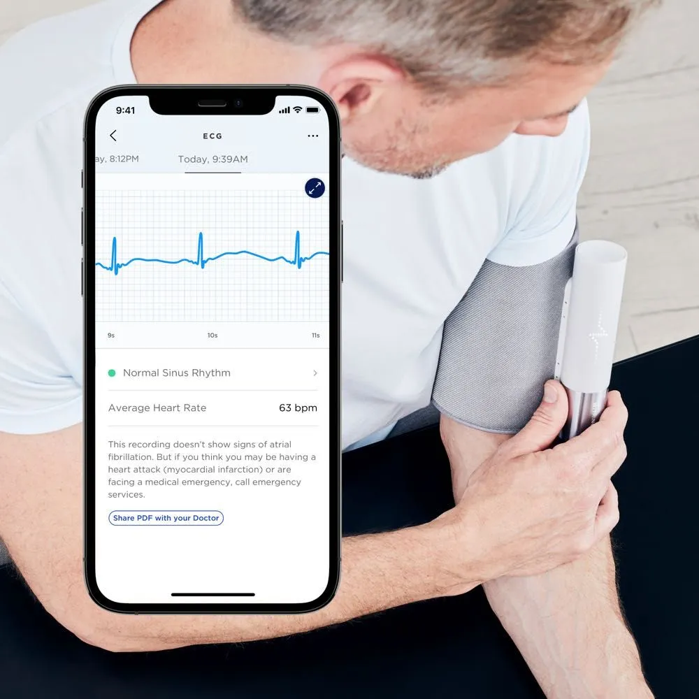 Withings BPM Core - Wi-Fi Smart Blood Pressure Monitor with ECG & Digital Stethoscope