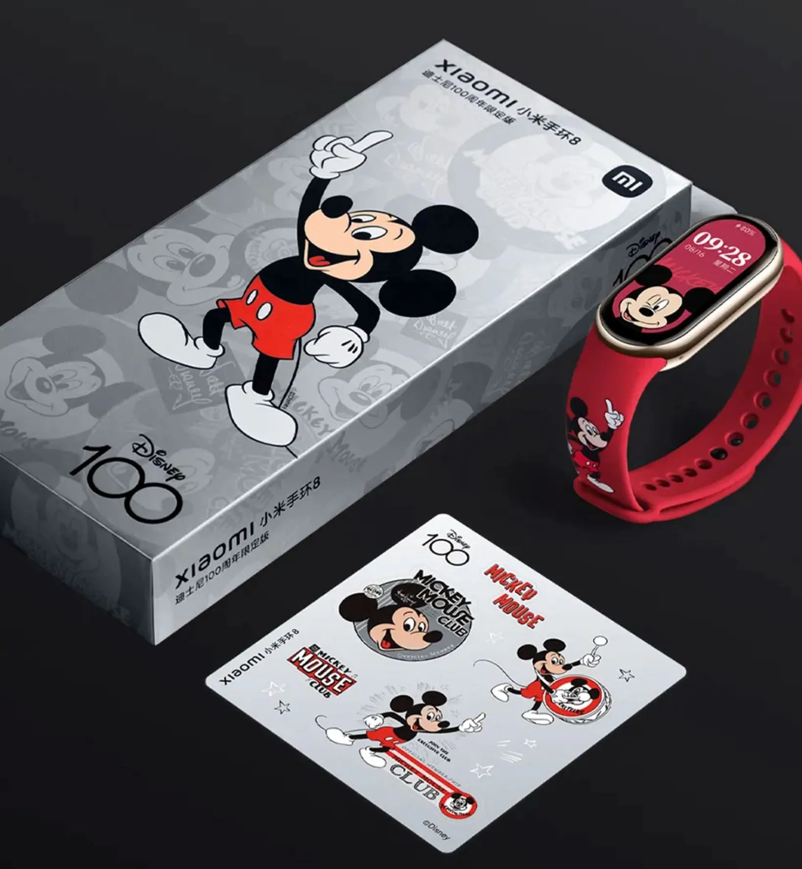 Xiaomi Mi Band 8 NFC Smart Watch Bracelet Disney's 100th Anniversary Edition Mickey Mouse