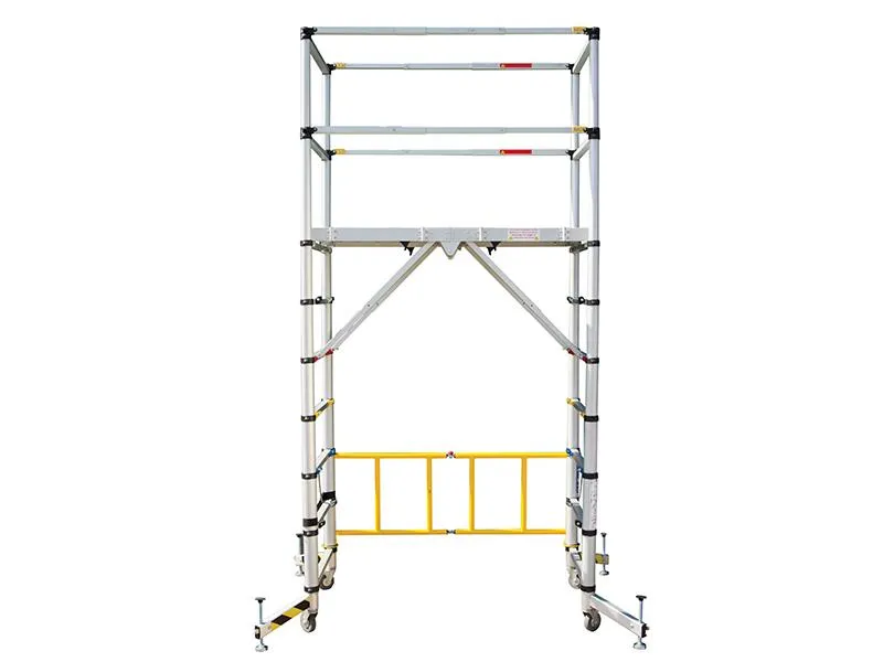 Zarges Tt002 Teletower Aluminium Telescopic Scaffold Tower With Toeboards