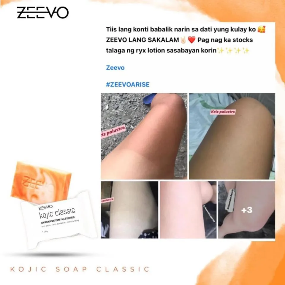 ZEEVO Kojic Classic 10x Whitening Soap 135g
