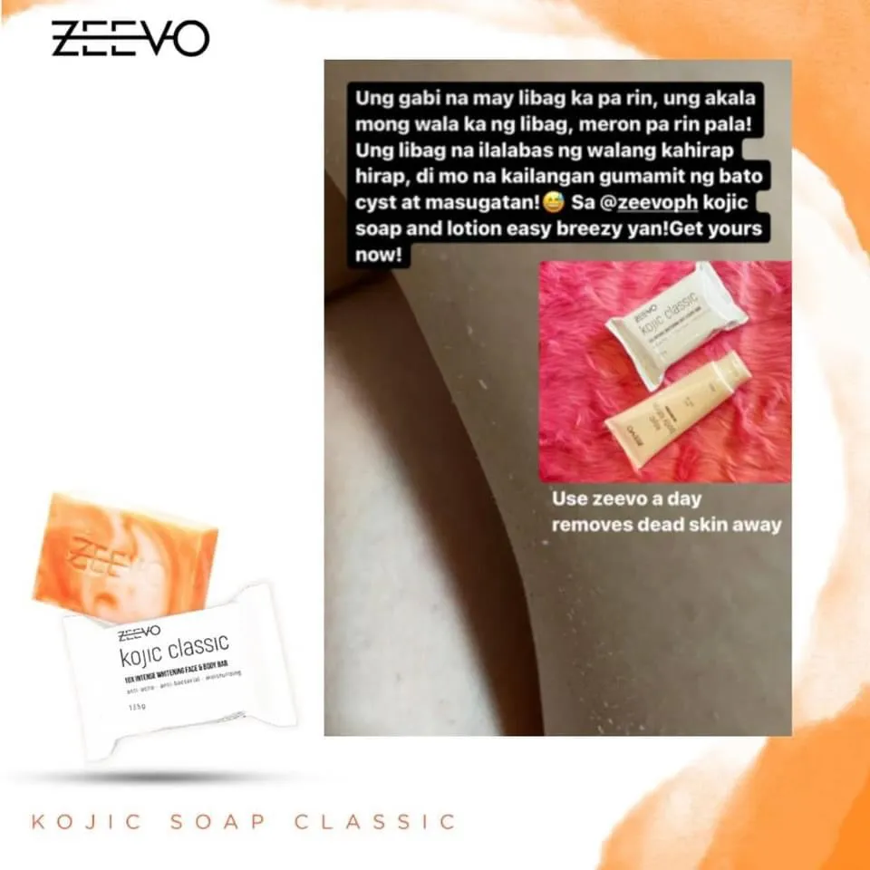ZEEVO Kojic Classic 10x Whitening Soap 135g