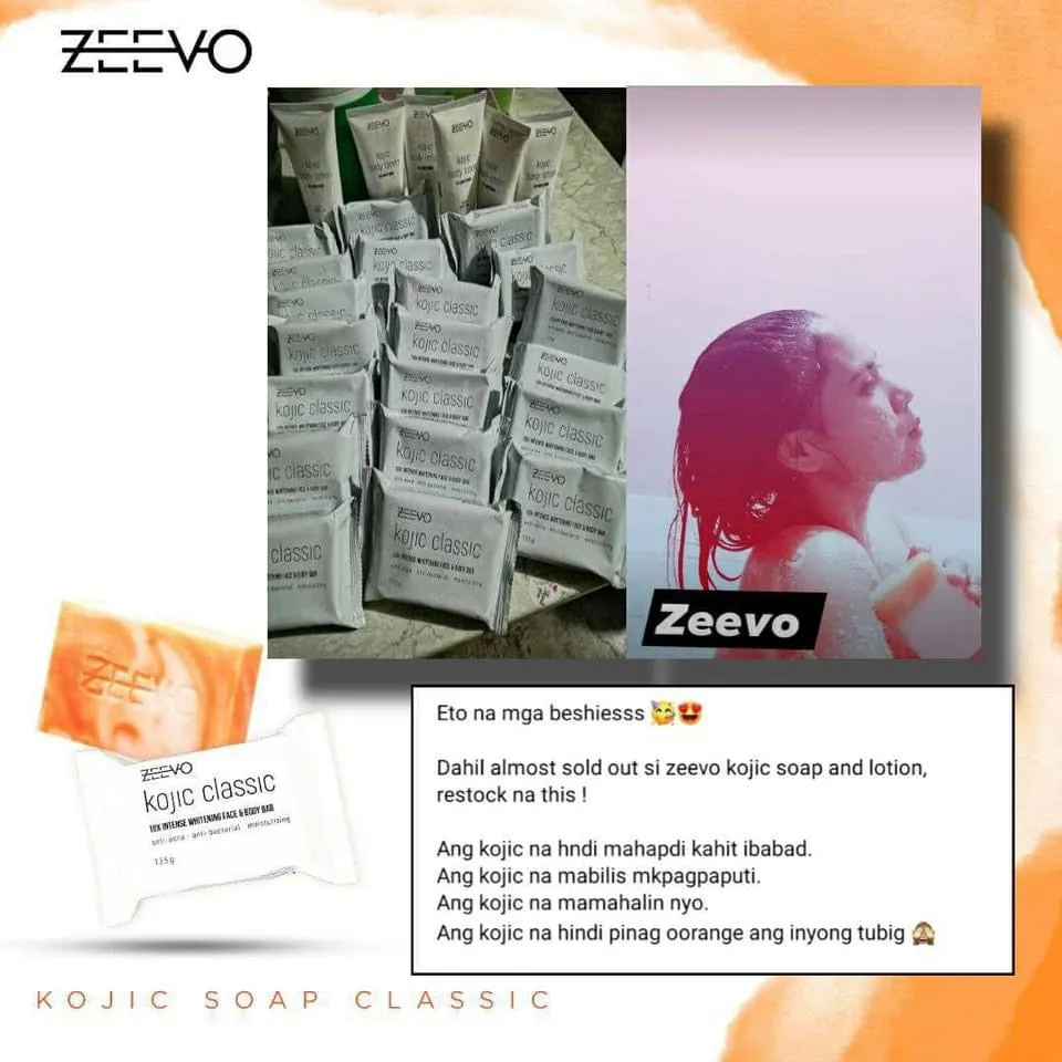 ZEEVO Kojic Classic 10x Whitening Soap 135g