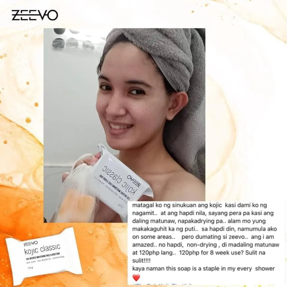 ZEEVO Kojic Classic 10x Whitening Soap 135g